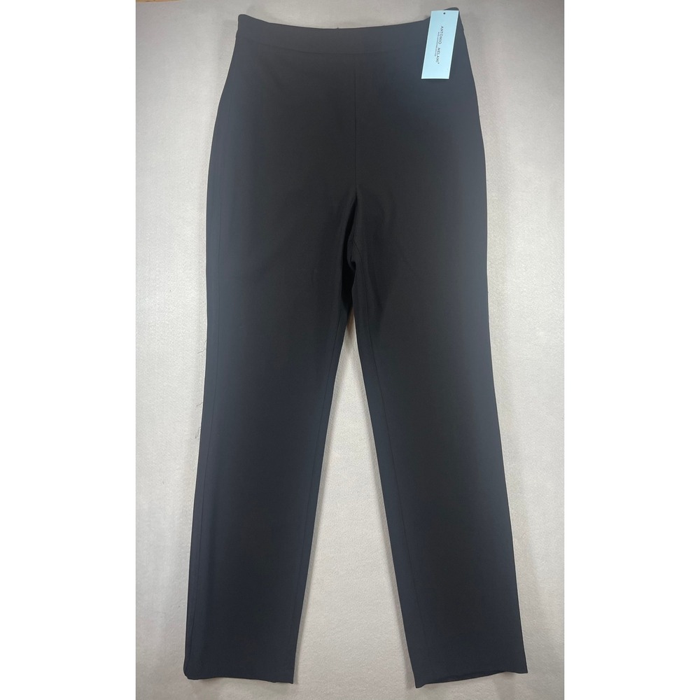 Antonio Melani Sienna‎ Pant Black High Waisted Tapered Leg Trousers Size 6 NEW